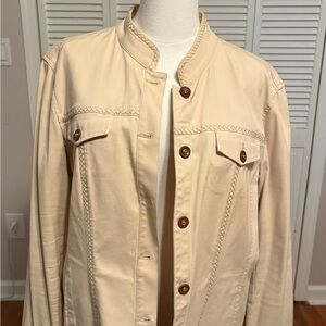 Beige woman’s casual jacket, XL